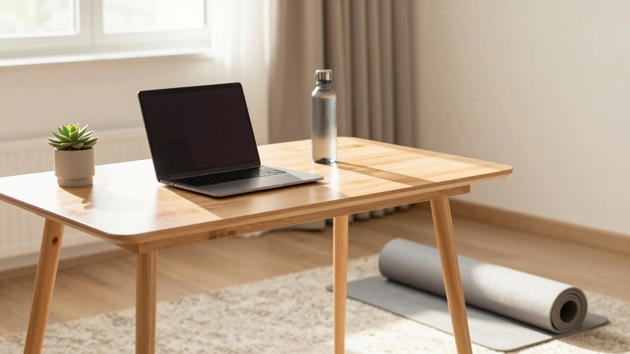 Комфортный домашний офис с акцентом на здоровье
