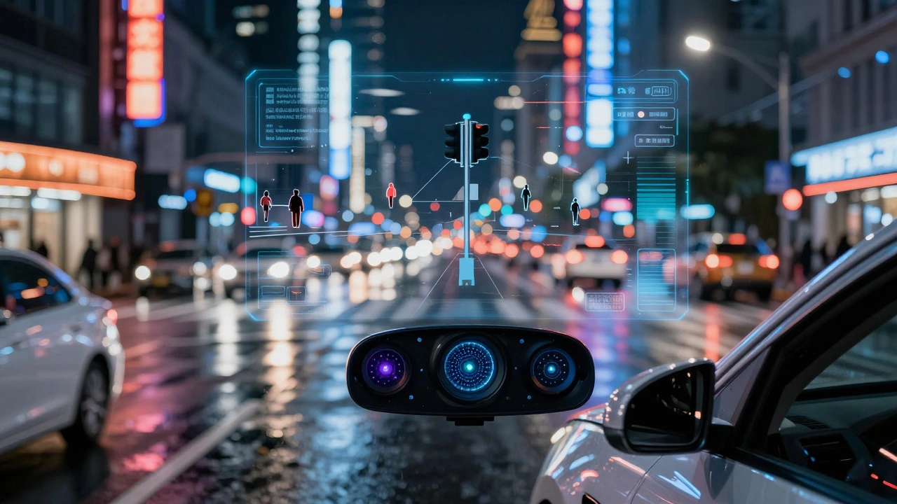 Беспилотный автомобиль, обрабатывающий данные с датчиков в реальном времени