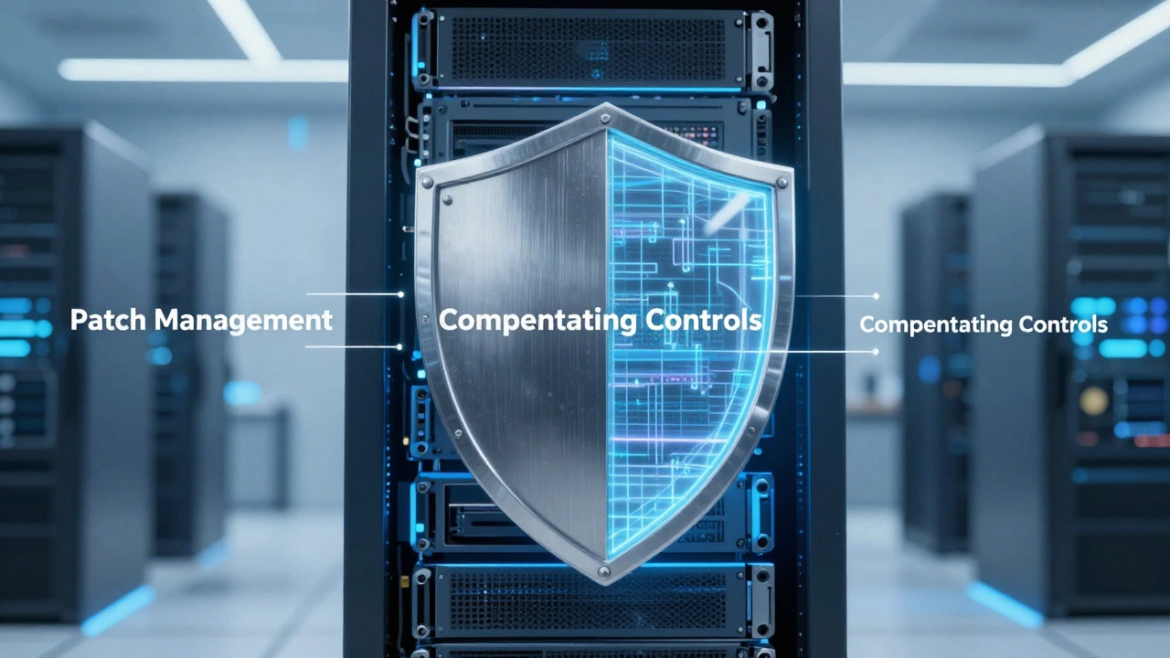 Цифровой щит и энергетический барьер, защищающие серверную стойку