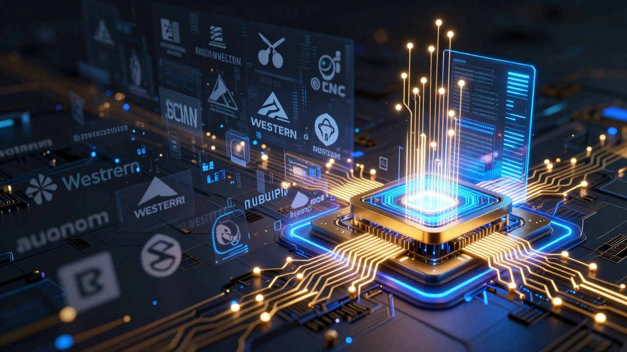 Концептуальный рендер перехода от западного софта к российским технологическим экосистемам