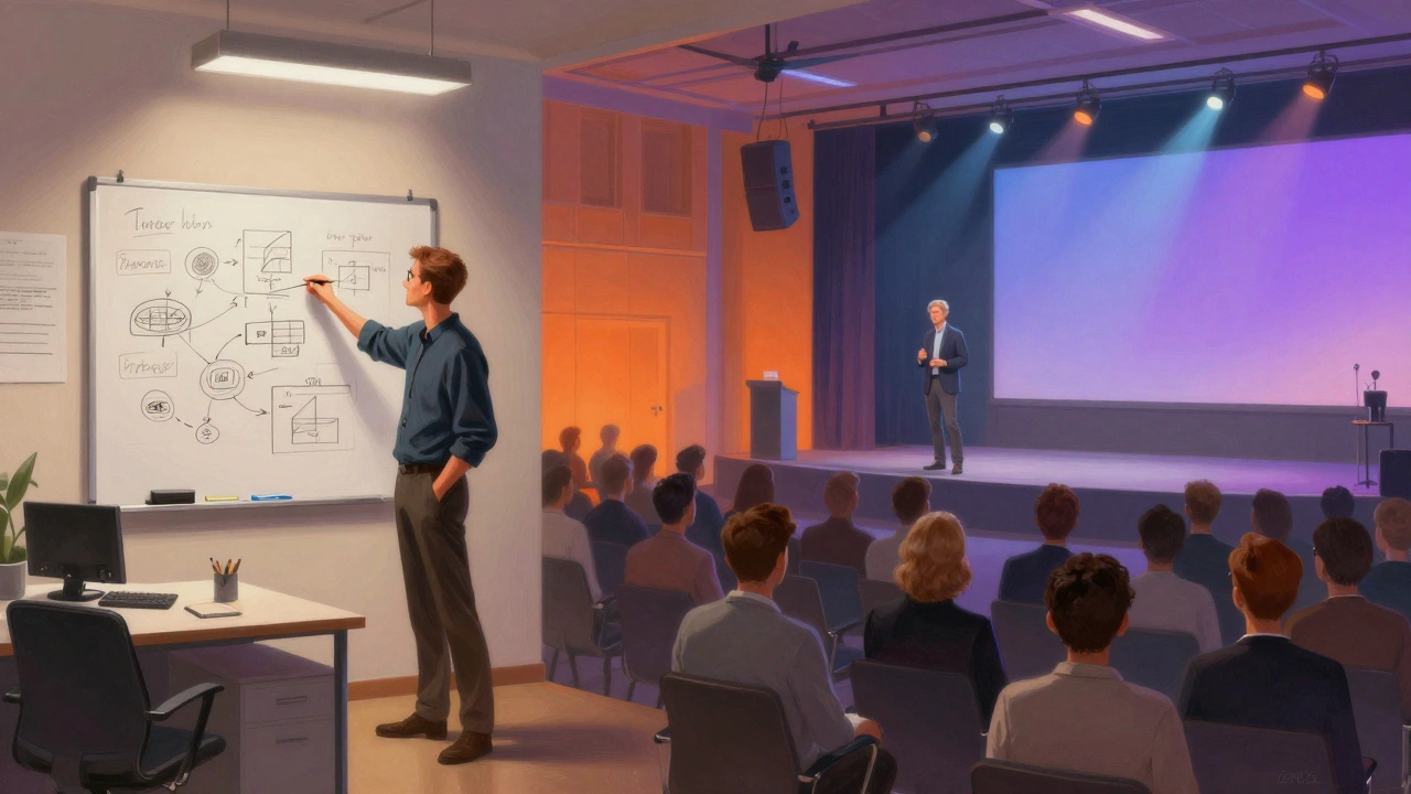 Переход от внутреннего обучения в компании к выступлению на большой технологической конференции