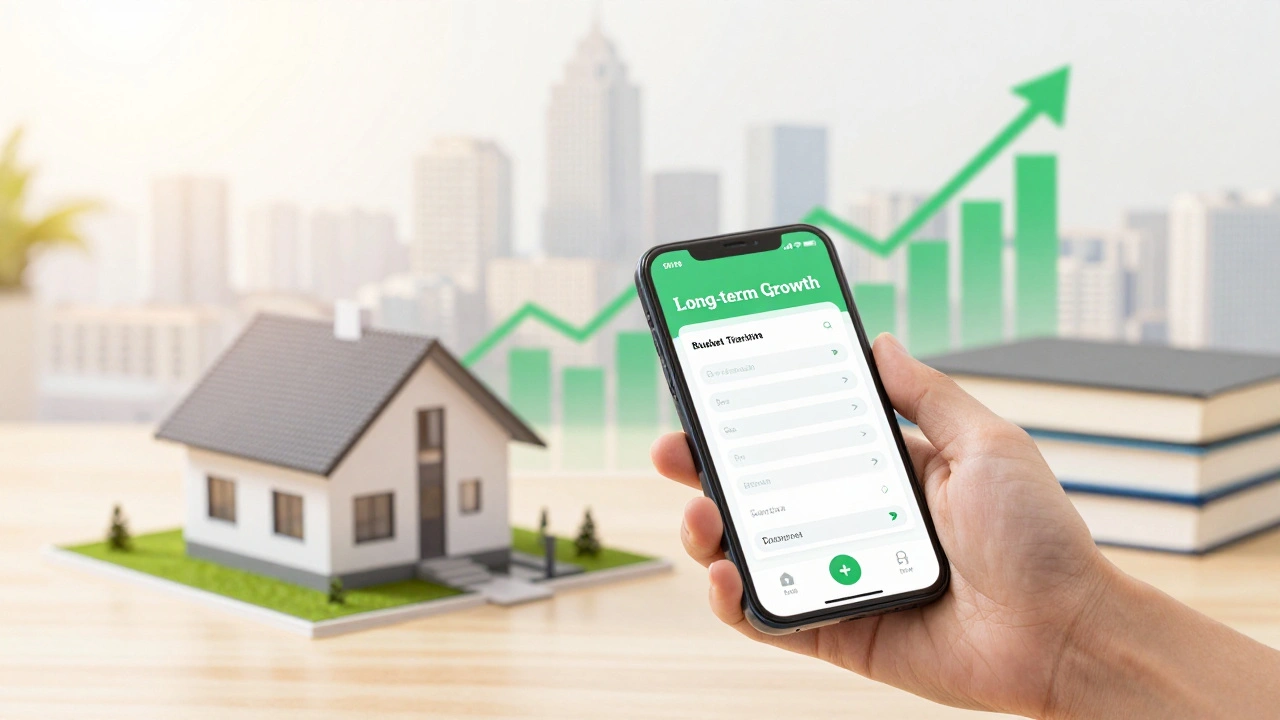 Символы долгосрочного финансового планирования: приложение для бюджета, жилье и рост карьеры