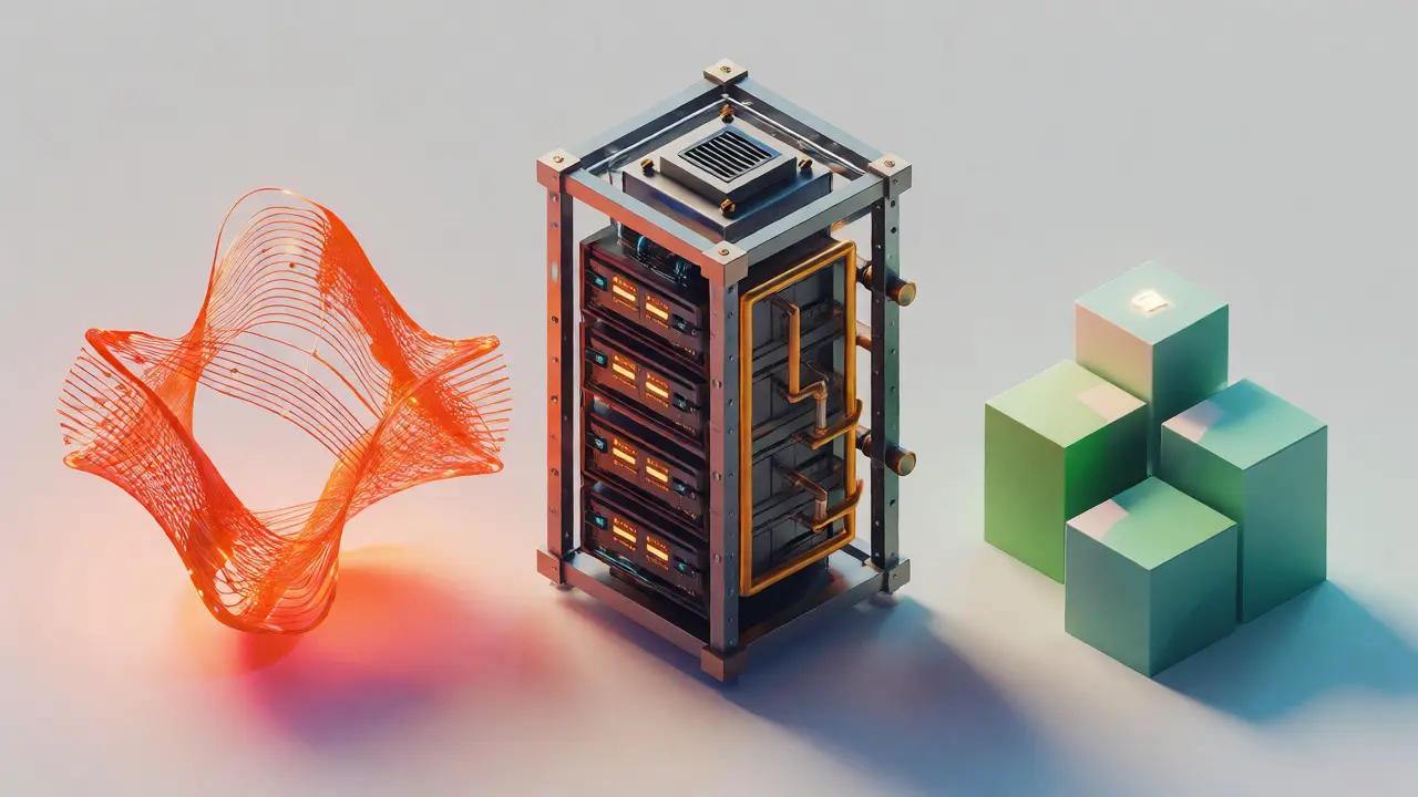 Изометрическая иллюстрация экосистем PyTorch, TensorFlow и Scikit-learn