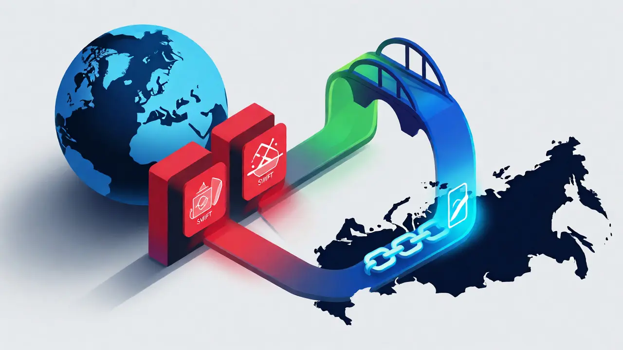 Схема путей получения денег фрилансером: от заблокированного SWIFT до криптошлюзов